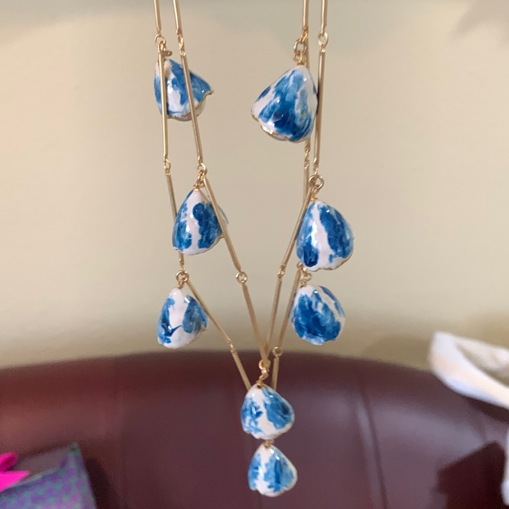 COPY - NWT Tory Burch “pearl bud rosary” necklace